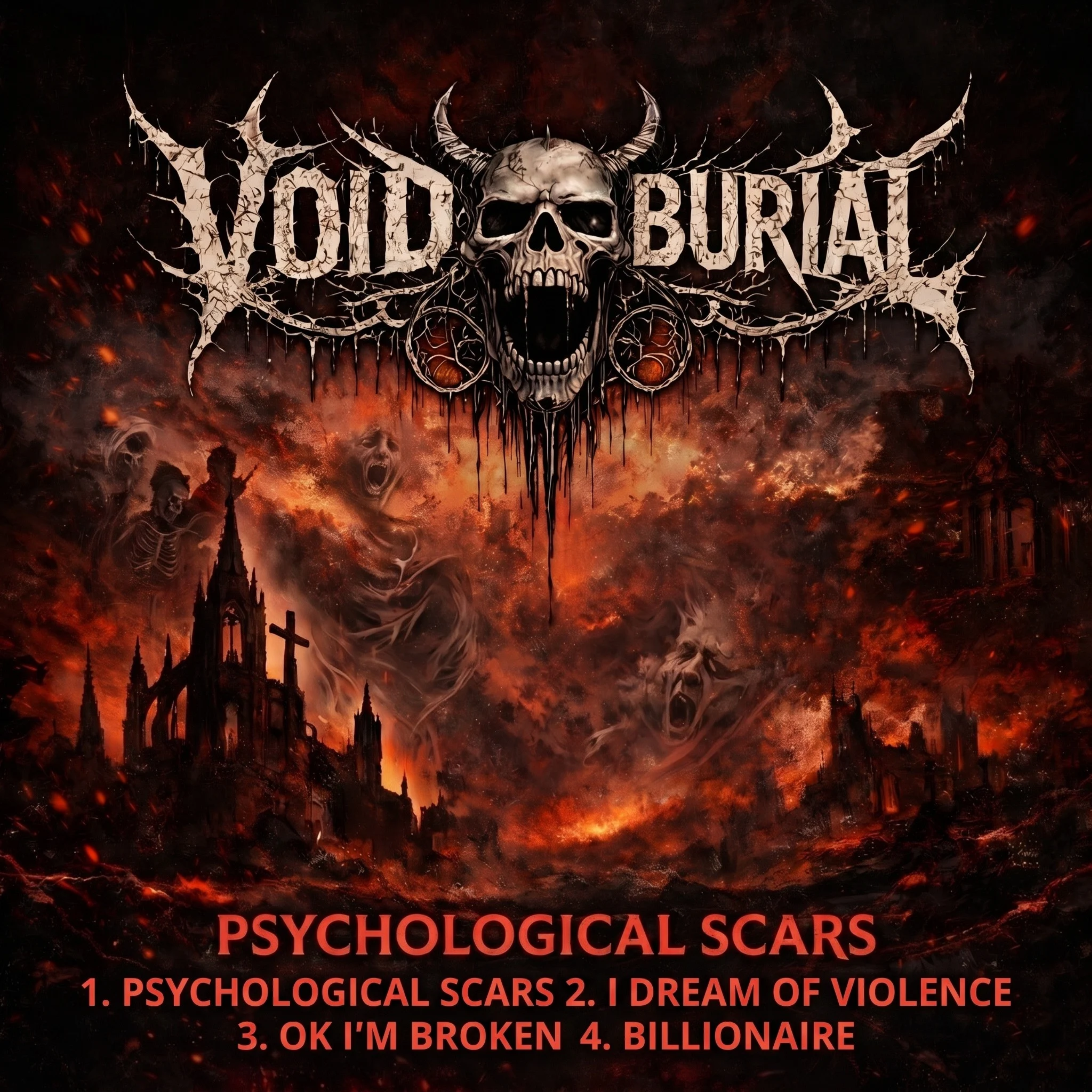 Psychological Scars EP Artwork